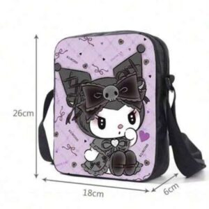 6cee15d3-2fd3-4cbc-9d15-42ec2f8eb178.jpg Сумочка "Kuromi" чорно-фіолетова 26*18*6