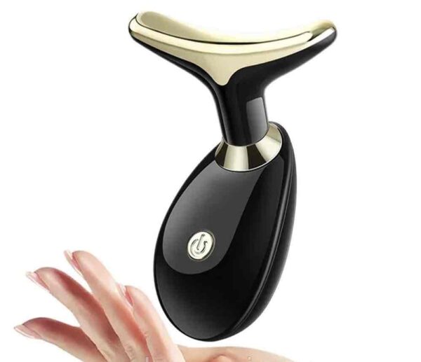 Масажер ліфтинг для обличчя та шиї Face lifter мікрострумовий з імпульсним світлом