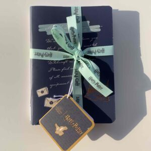 Блокнот Primark "Гаррі Поттер" синій зі стрічкою