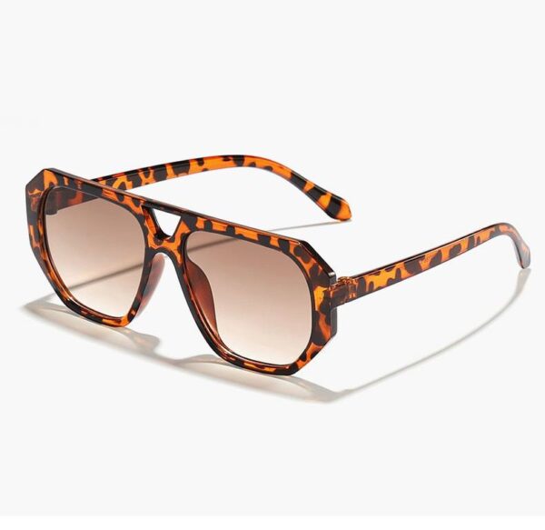 Окуляри унісекс сонцезахисні "Авіатори" в пластиковій оправі (10137)