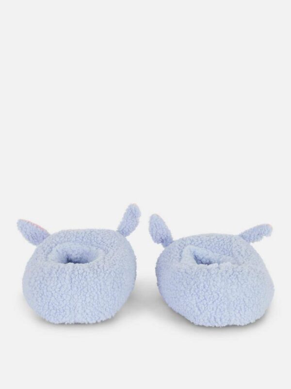 Тапочки-3D жіночі "Стітч/ Stitch" Primark тедді блакитні