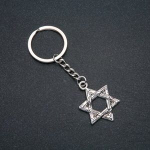 6e61d551-dbff-433c-b678-8ad235728d88.jpg Брелок металевий "Зірка Давида"