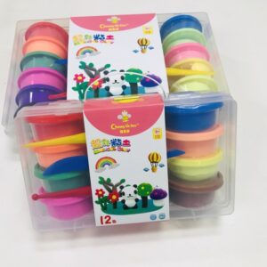 Пластилін-ліпака в контейнерах, 12 кольорів