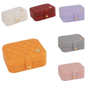 Скринька для прикрас з екошкіри "Вершини елегантності" (11,5*10*4см) мікс кольорів