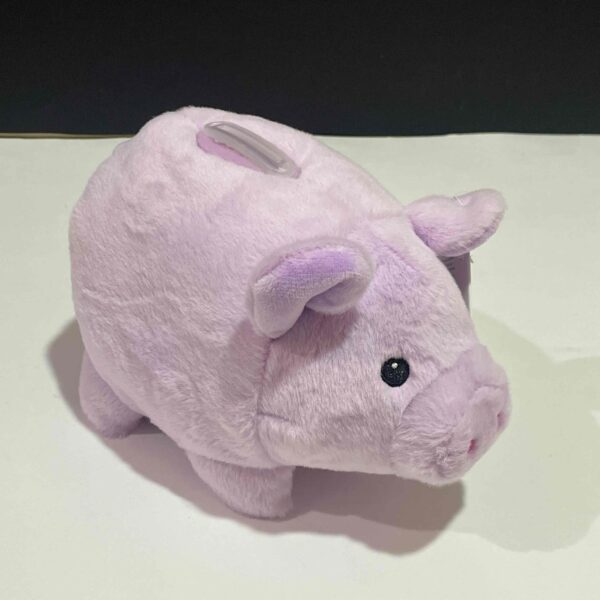 Скарбничка плюшева "Свинка» Tiger фіолетова