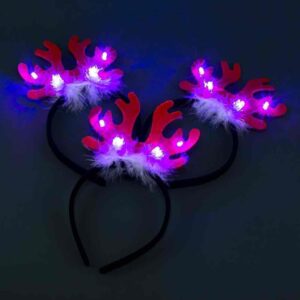 710ca60d-a30b-4c75-9742-70f619875764.jpg Обруч Новорічний "Ріжки" з підсвіткою червоні