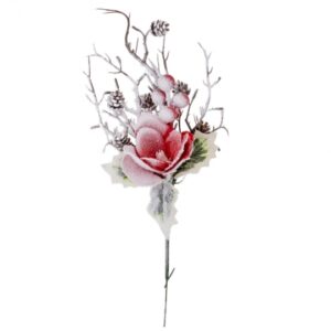 716caf50-f88c-4d7c-99fe-c6448848334a.jpg Декоративна гілка "Засніжений сад" червона 33 см