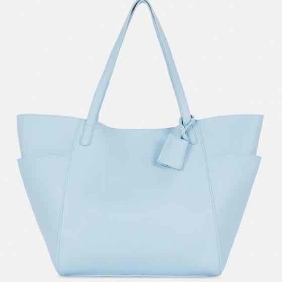 Сумочка Primark велика м’яка з зовн кишенею блакитна