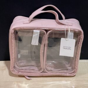 Набір косметичок 4 в 1 Primark прозоро-рожевий