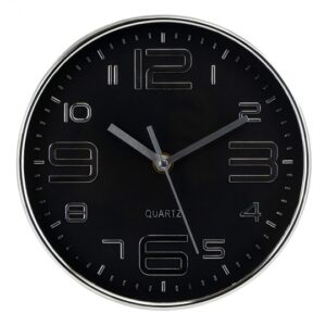 7260f7a9-ed20-4708-9f09-a392c13b2f07.jpg Годинник настінний "Меридіан" 20 см чорно-срібний