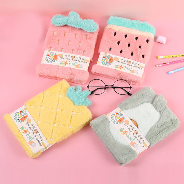 Блокнот А5 милий плюшевий, кавун