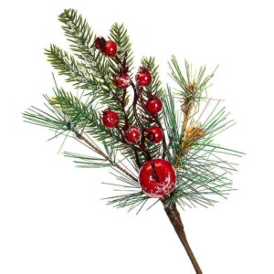 73792327-25b3-4c7d-b55c-b6ae729fb1d3.jpg Штучна гілка "Хвоя з ягодами"