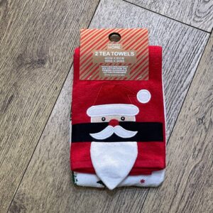 Набір рушників кухонних Primark "Санта" 50% котон 2 шт