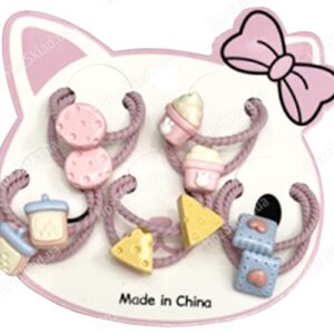 7468e880-75af-4efd-b12f-34df3764b415.jpg Набір гумкок для волосся дитячі "Ласощі" 10 шт