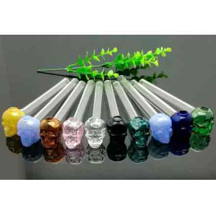 Трубка-Вапорайзер курильна "Череп" Glass Pipe HL-589