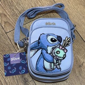 79b3a22e-726d-48a9-b0f6-64c3f7e5ba76.jpg Сумочка для телефону/гаманець 2 в 1 Primark "Stitch" еко-шкіра синя