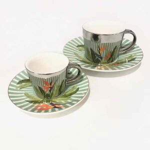 79f61b7d-3370-4f4d-a743-c173cbea8965.jpg Чашка кавова керамічна дзеркальна з блюдцем "Тропіки" 90 мл