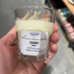 Ароматична свічка "Рюмка" прозора HDS