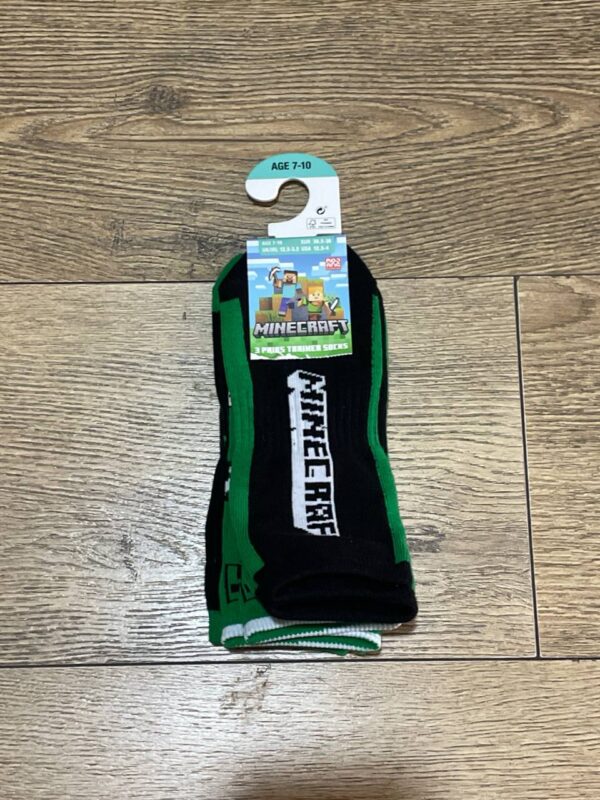 Шкарпетки дитячі Primark "Minecraft" короткі