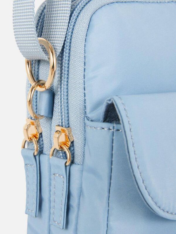 Сумочка для телефону/гаманець Primark нейлонова з кишенею блакитна