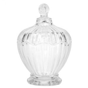 81e9e29c-f6d6-464d-a621-5f7eaf0bb837.jpg Шкатулка скляна "Скарб" 13 см