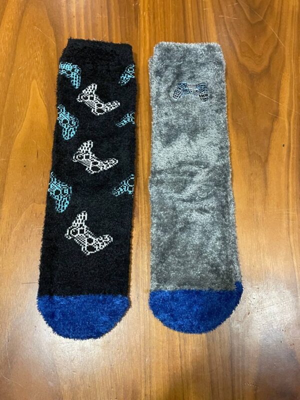 Шкарпетки домашні дитячі пухнасті Cosy "Play Station/Джосйстик" Primark