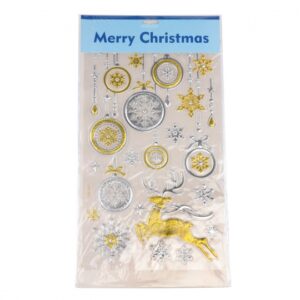 8347a0b6-1b7f-4161-b6a7-64166e253329.jpg Наліпки новорічні "Оленятко Рудольф з кульками" Room Decor 25*47