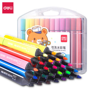 83be3357-1db3-4408-be47-6ec1ea0b4246.jpg Фломастери кольорові Deli, набір 12 шт