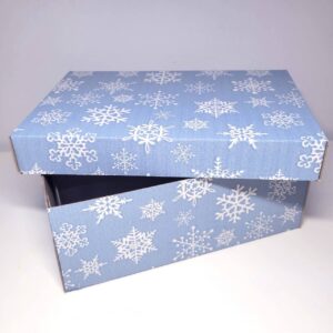 84804da7-1c2f-4bf2-8f79-582869cb201e-1.jpg Коробка подарункова з мікрогофрокартону (24*16*10 см) Новорічна блакитна