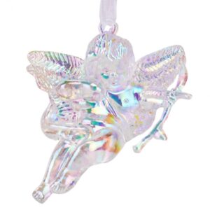 Ялинкова прикраса "Янголятко" 7 см (пластик)