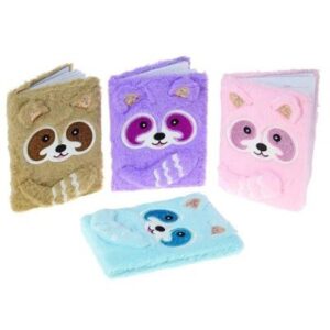 Блокнот А5 плюшевий JO "Панда" 80 арк. клітинка