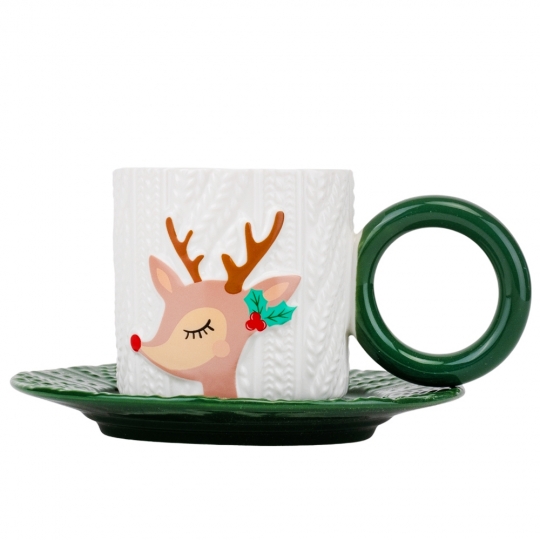 Чашка керамічна Новорічна "Christmas moments" 250 мл