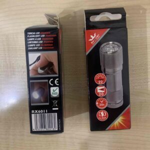 Ліхтарик Rexer алюмінієвий 5 LED (3 батарейки AAA) 22 lum 20м 20 год