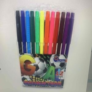 85ea5485-27c2-49e4-8c0c-51829460d761.jpg Фломастери JO "Goal" 12 кольорів