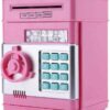Скарбничка-сейф «Number bank” з кодовим замком рожевий