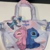 Сумочка дитяча Primark "Stitch" нейлонова блакитна