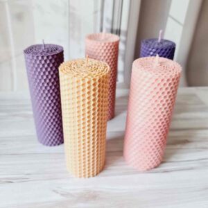 Свічка Solodka циліндр (вощина) 13 см