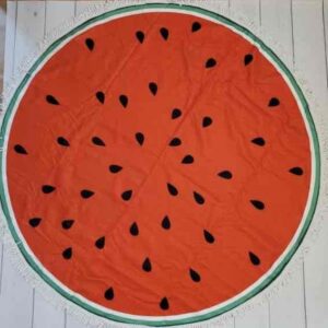 Рушник пляжний круглий "Кавун" (D 150 см)