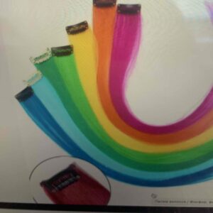 89fd60e4-3d3d-48c4-9c75-5c1909bc2ffb.jpg Пасмо волосся "Фосфор" з фіксатором мікс кольорів