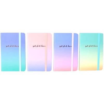 Блокнот 9*14 JO "Яскравий омбре" на гумці мікс 80 арк.