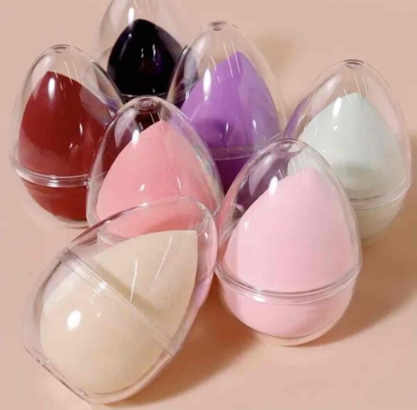 Спонж для макіяжу форма краплі в пластиковому чохлі