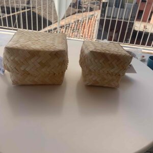 8bb395f9-d0d5-4b17-992b-3f39e2ad9f99.jpg Органайзер-бокс для дрібниць з бамбукової соломи Tiger великий/малий