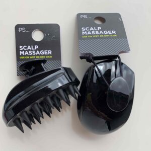 Щітка масажна для шампуню чоловіча Primark Scalp Massager чорна