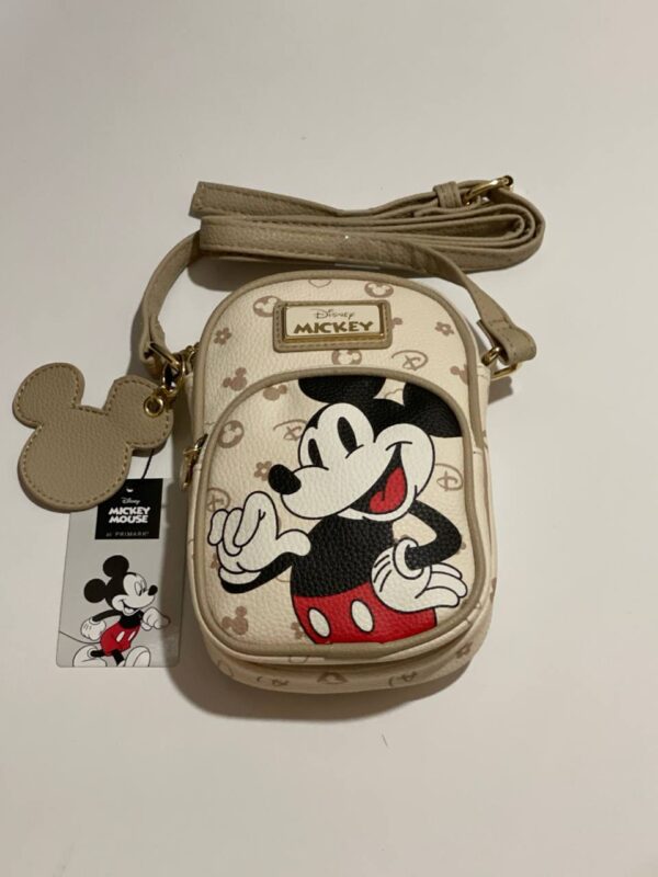 Сумочка для телефону/гаманець 2 в 1 "Disney/Mickey" Primark еко-шкіра беж