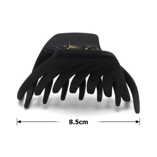 Заколка/краб для волосся пластик 8,5 см чорний