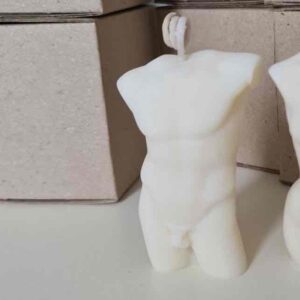 Свічка Solodka "Торс чоловічий" 65 г (без запаху)