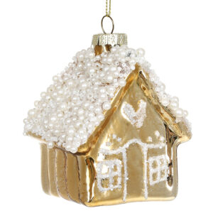 8e32cf71-1de5-484d-9870-c2d504ad593e.jpg Ялинкова прикраса "Будиночок" золотий 10 см (скло)