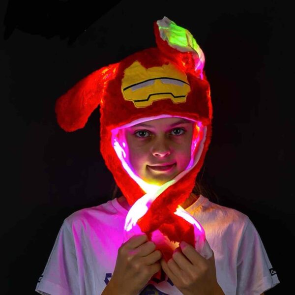 Шапка з рухливими вушками «Iron man» та підсвіткою