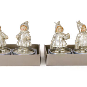 Набір новорічних свічок "Діти" 2шт