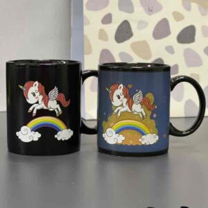 Чашка-хамелеон "Єдиноріг" керамічна, 320 мл